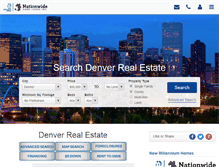 Tablet Screenshot of denverhothomes.com